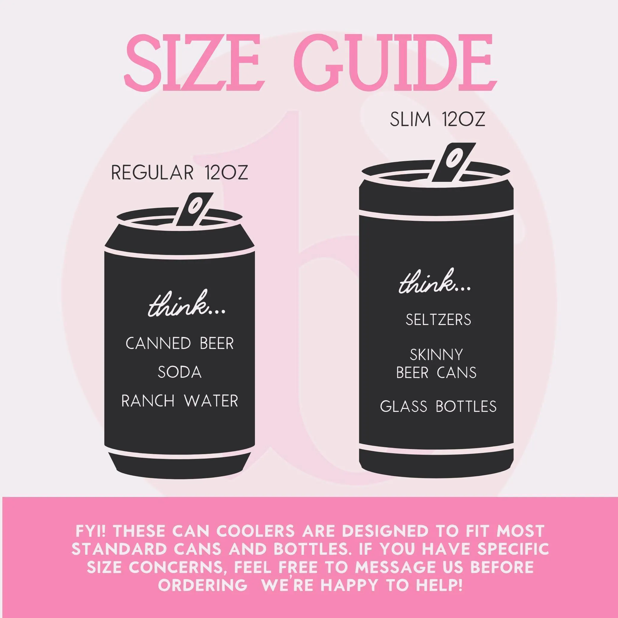 Monogrammed Slim Can Cooler Personalized Name Bachelorette Favor Grandmillennial Skinny Can Cooler Custom Bridal Party Gift Bridesmaid Idea
