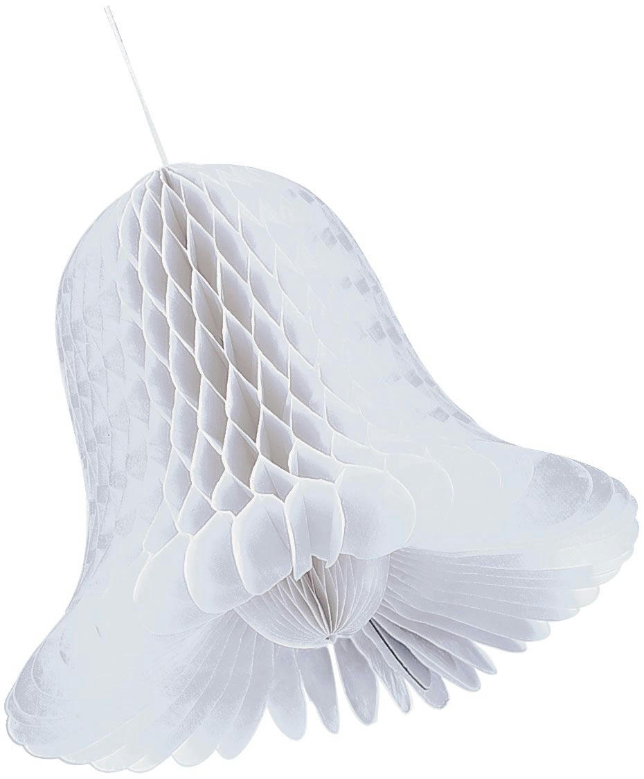 Mini Honeycomb Wedding Bells, 4-pk