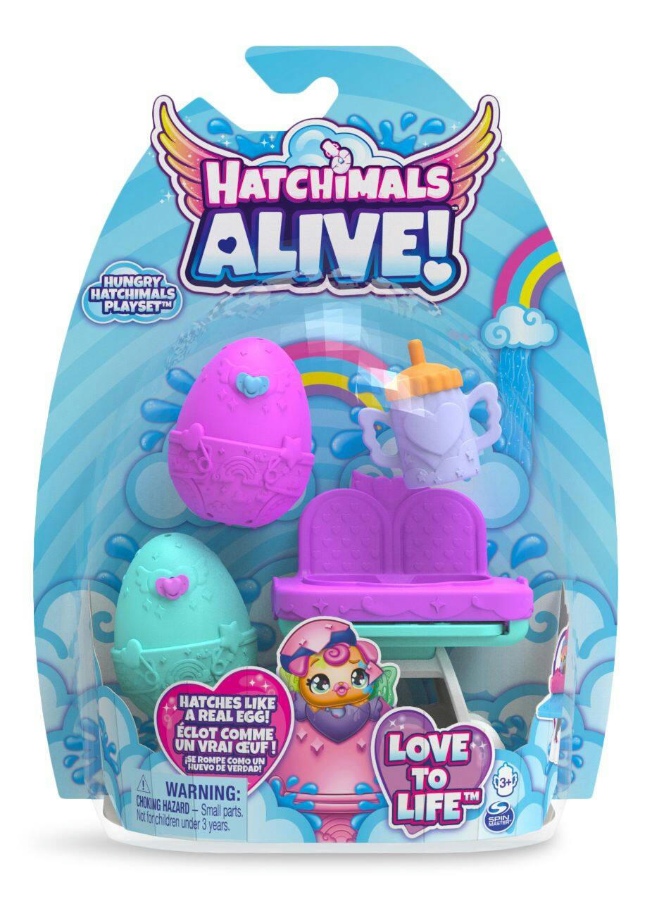 Hatchimals Alive Hungry Hatchimals Playset Nurture Pack, Ages 3+