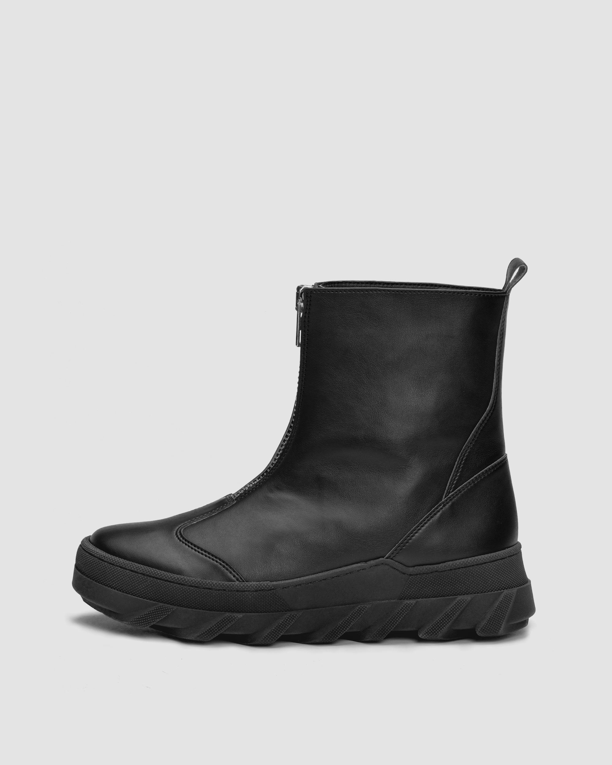 BOHEMA - Tiger Boots Czarne, ze skóry roślinnej, polska rodzinna marka