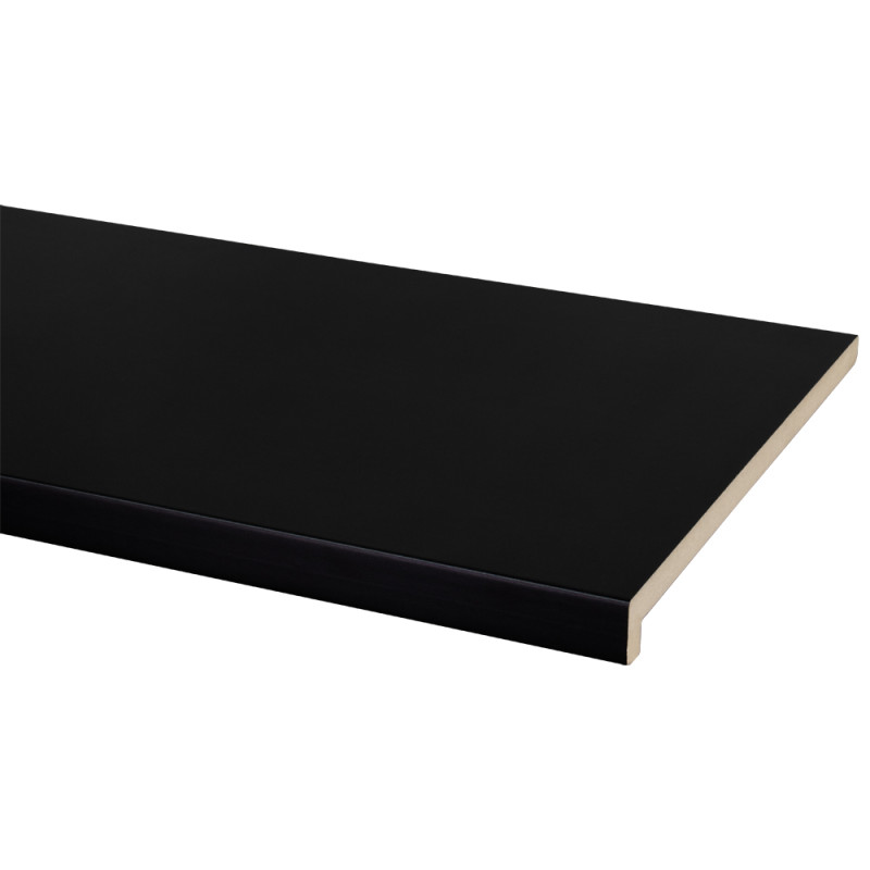 Appui de fenêtre noir 250 x 30 x 2,8 cm CANDO