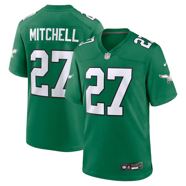 Quinyon Mitchell Philadelphia Eagles Nike Alternate Game Jersey -  Kelly Green/Green