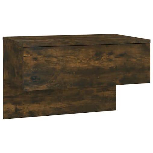 NNEVL Wall-mounted Bedside Cabinets 2 pcs Smoked Oak
