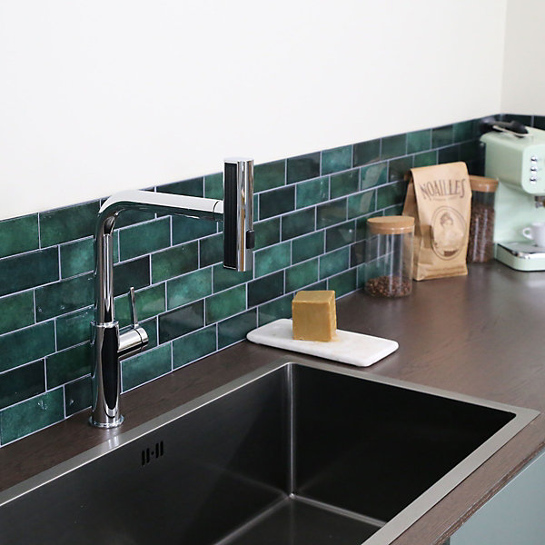 Mitigeur évier à douchette extractible chrome Essebagno Esserain