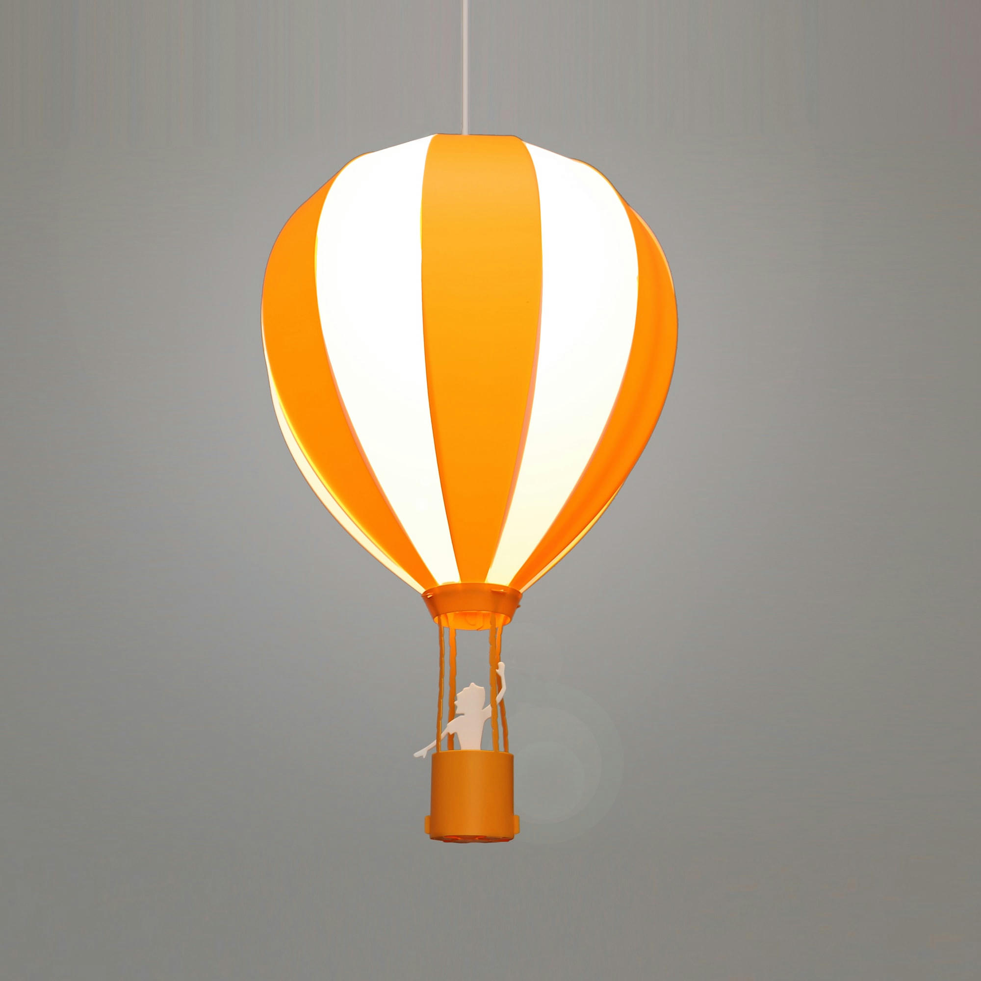 - Suspension enfants Montgolfière Orange 46cm