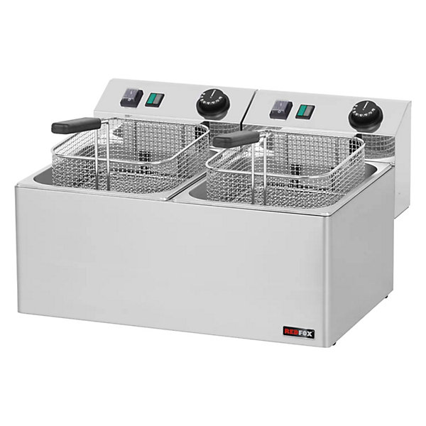 Friteuse électrique Double - 2 x 8L - FE 77 E - Redfox