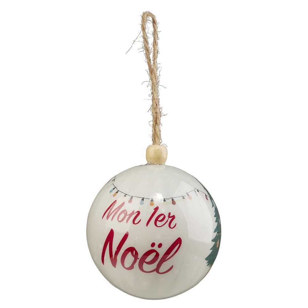 Boule Mon 1er No&euml;l Ø8cm