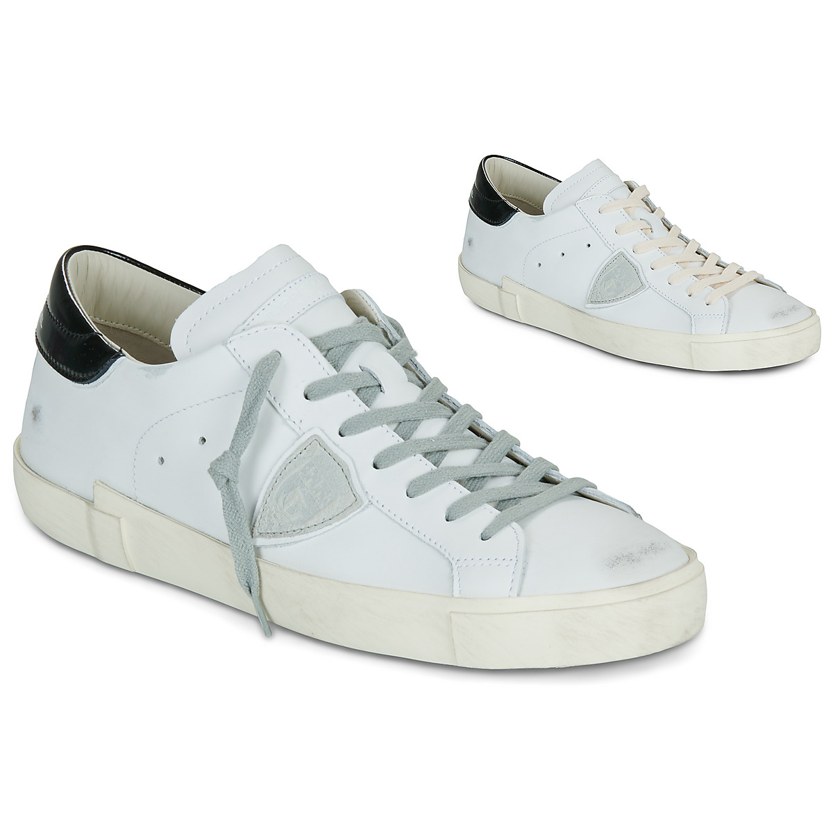 Philippe Model - PRSX LOW MAN - White / Black