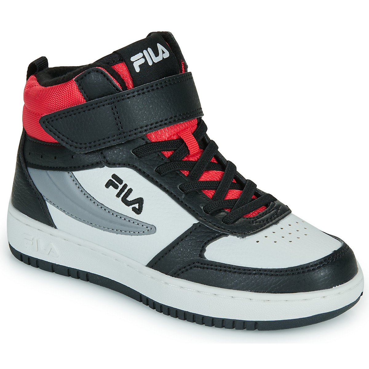 Fila - FILA REGA NF mid velcro - White / Black / Red