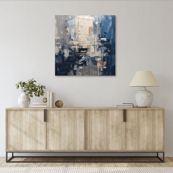 Feeby Obraz, Abstrakcja Geometryczna Painnt Pastelowa 30x30
