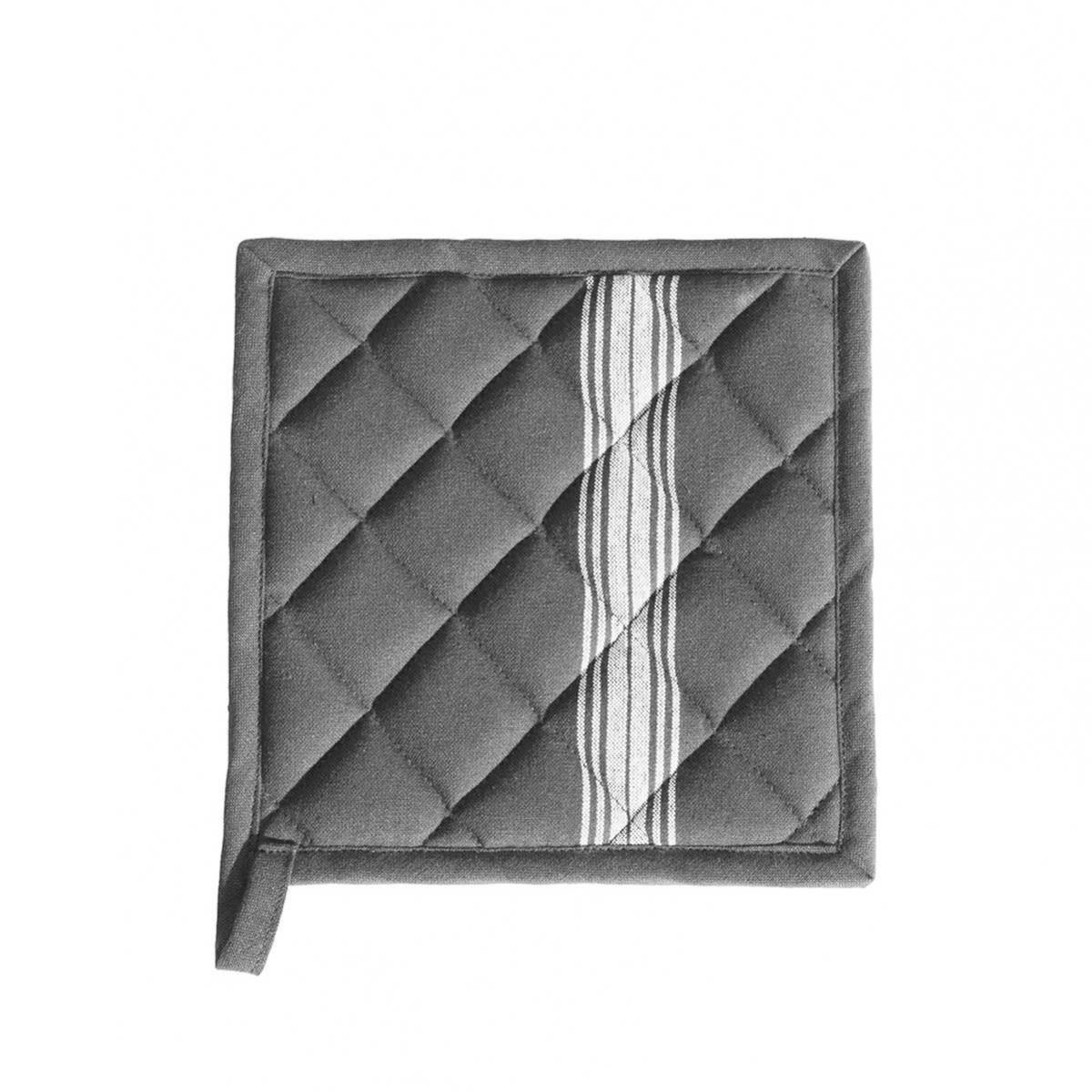 SKANDLIFE - Lot de 2 maniques de cuisine  silver gris 20x20 cm