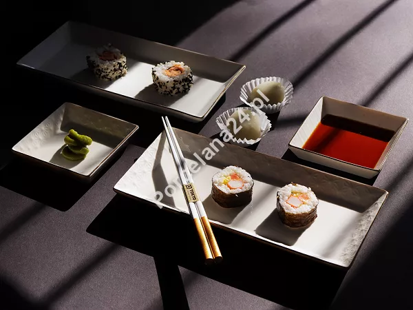 Zestaw do sushi dla 2 osób (6 el.) Tokyo Design Studio - Nippon White 17464