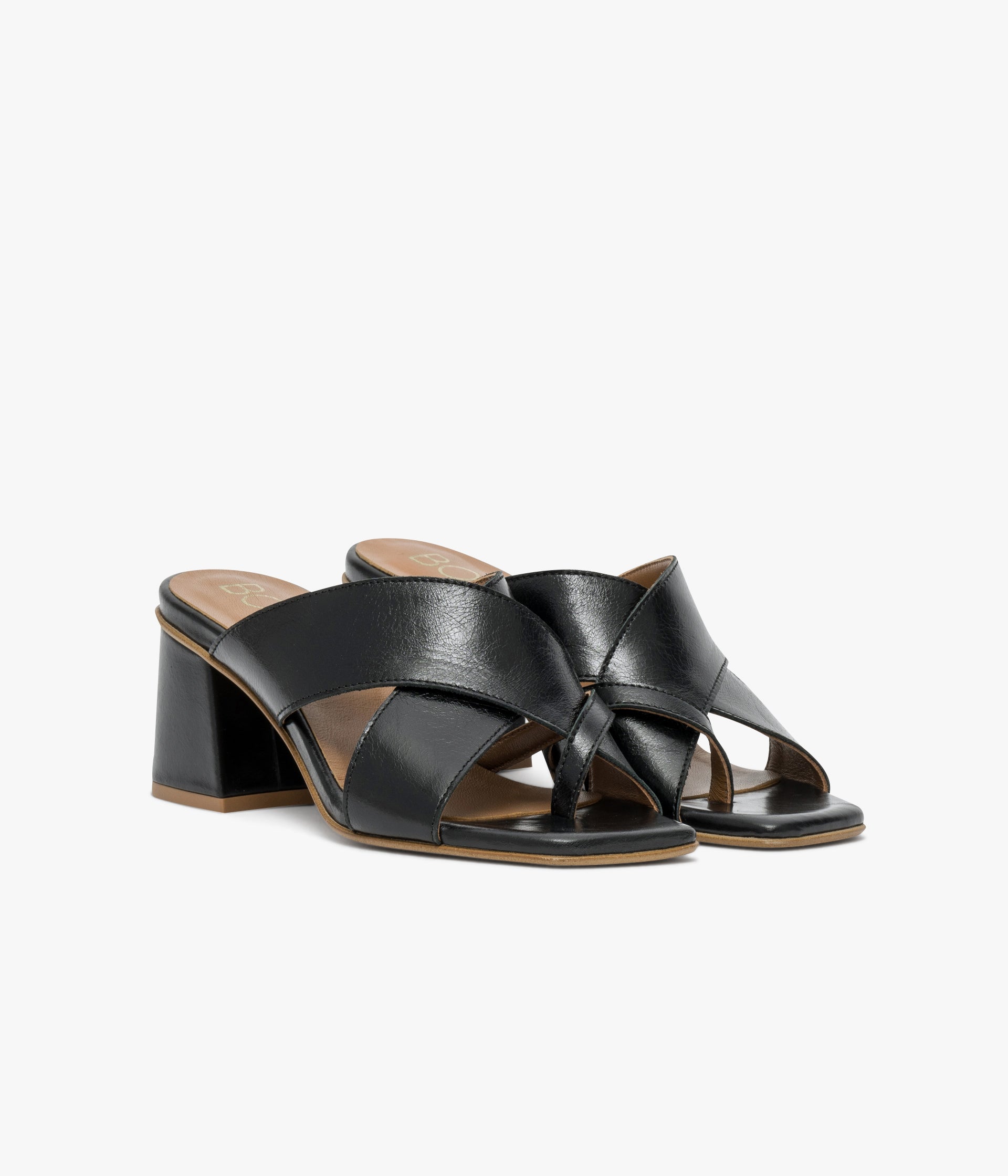 Mule à talon Vera noir