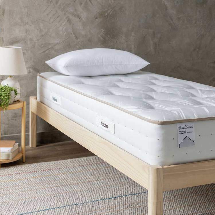 Habitat Pia Natural 1500 Pocket Comfort Mattress - Single