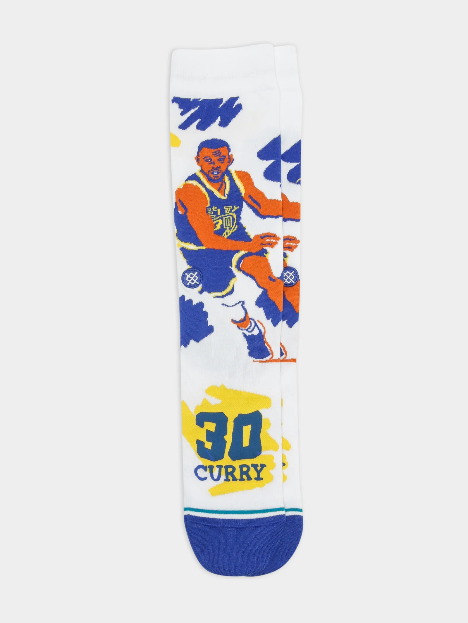 One Pair of Paint Steph Curry Crew Socks