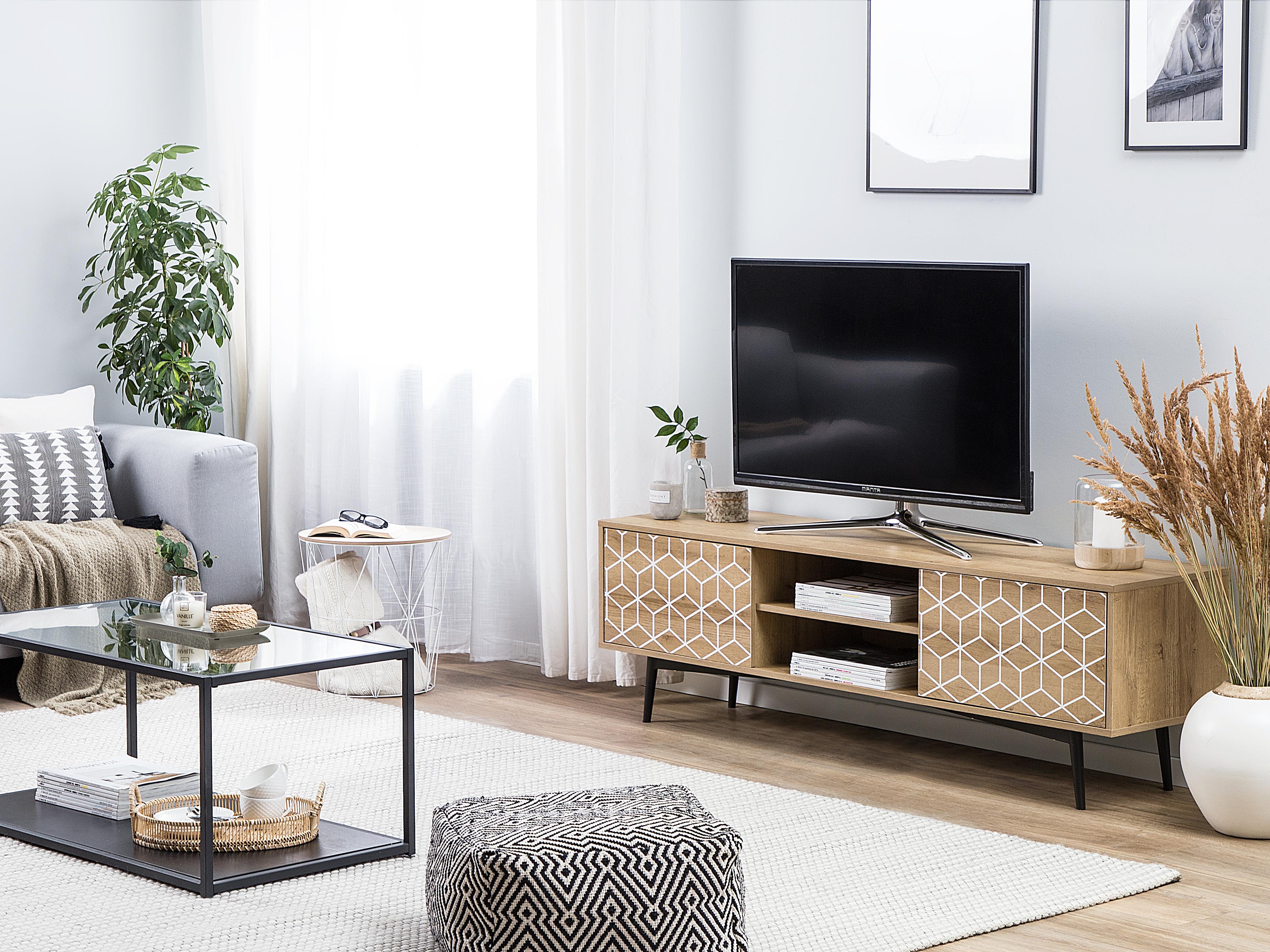 TV Stand TORVI Light Brown