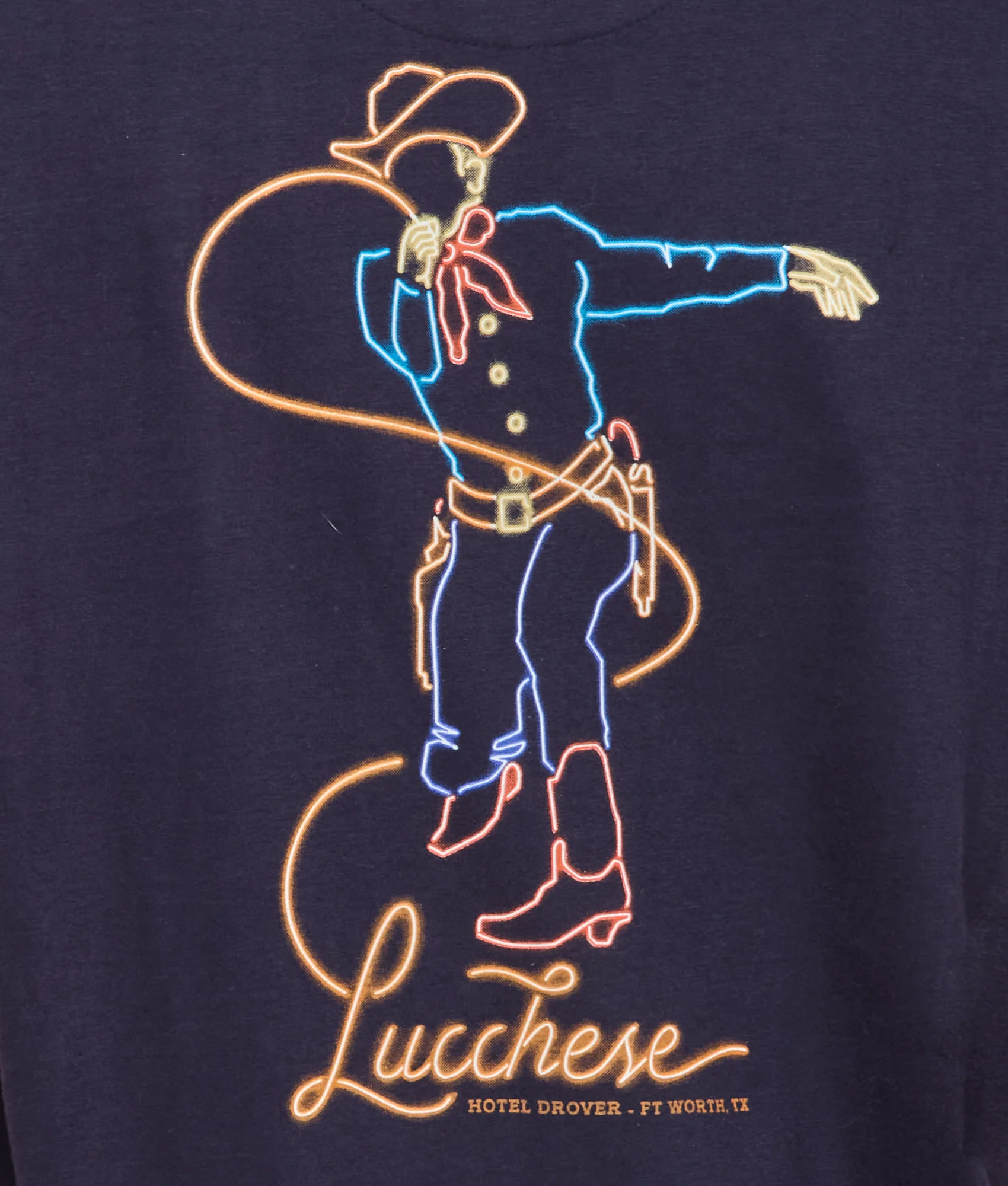 Hotel Drover Tee - Navy