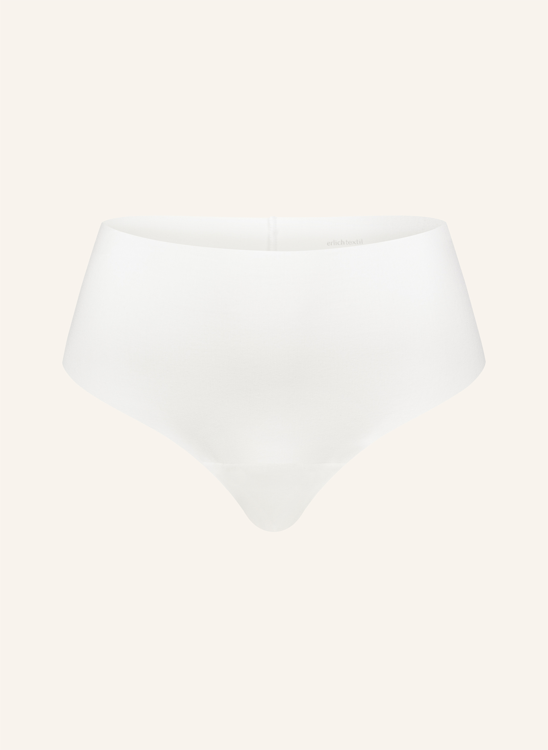 erlich textil Light Touch High Waist Brazil String mit weichem Modal - nahtlose Kanten