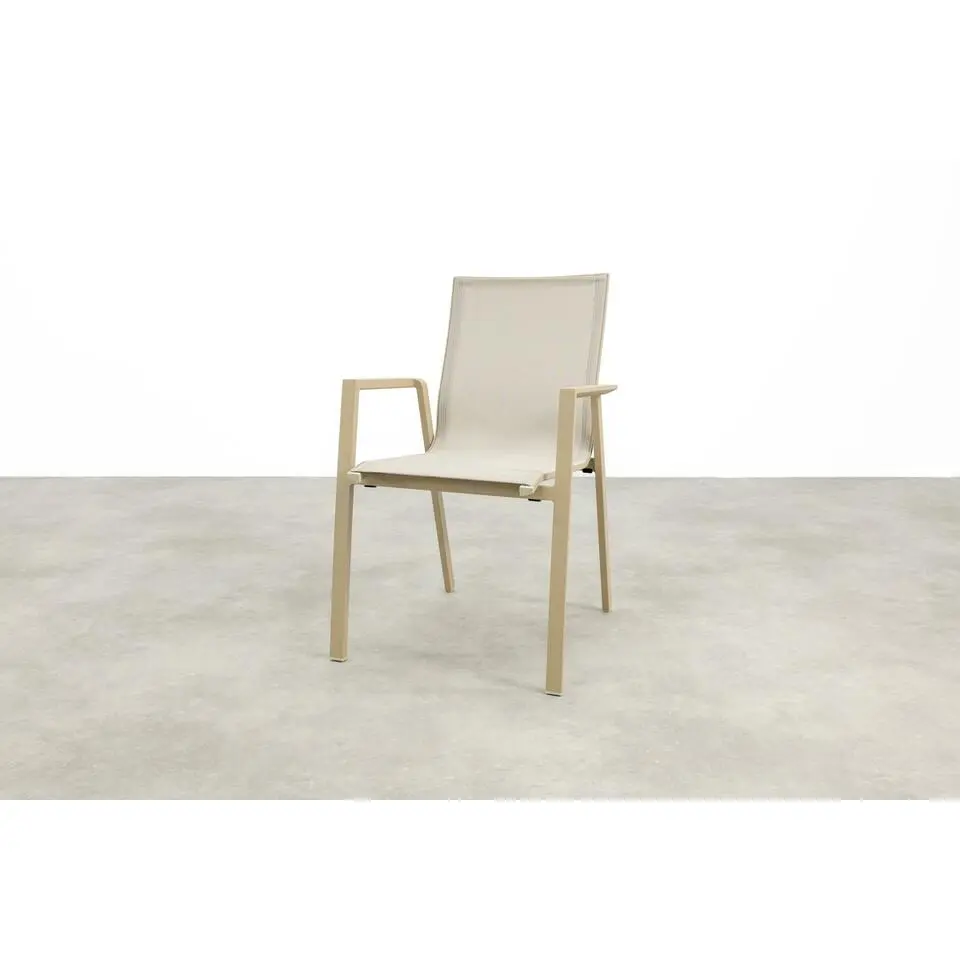 VDG Atmos stapelbare tuinstoel - Latte/Beige