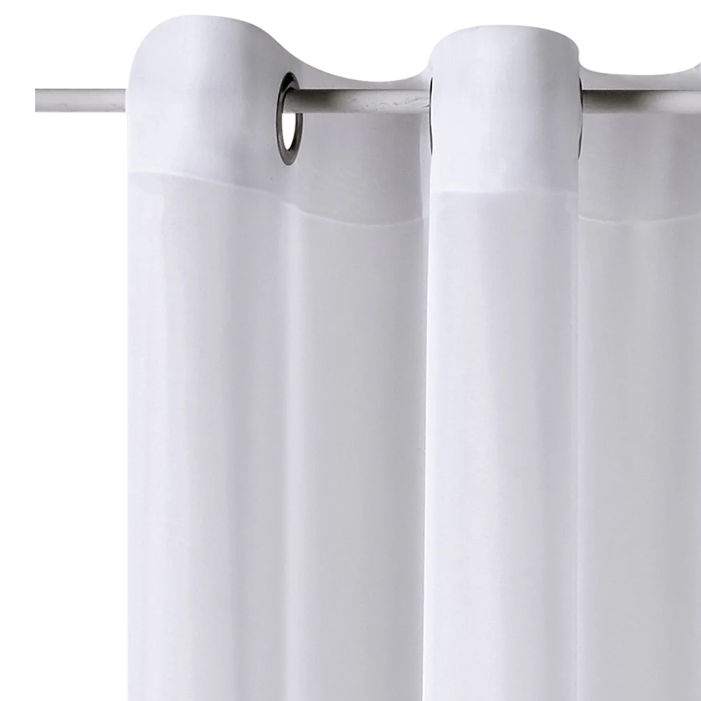 Voilage VOILE CHIC coloris blanc 145 x 240 cm