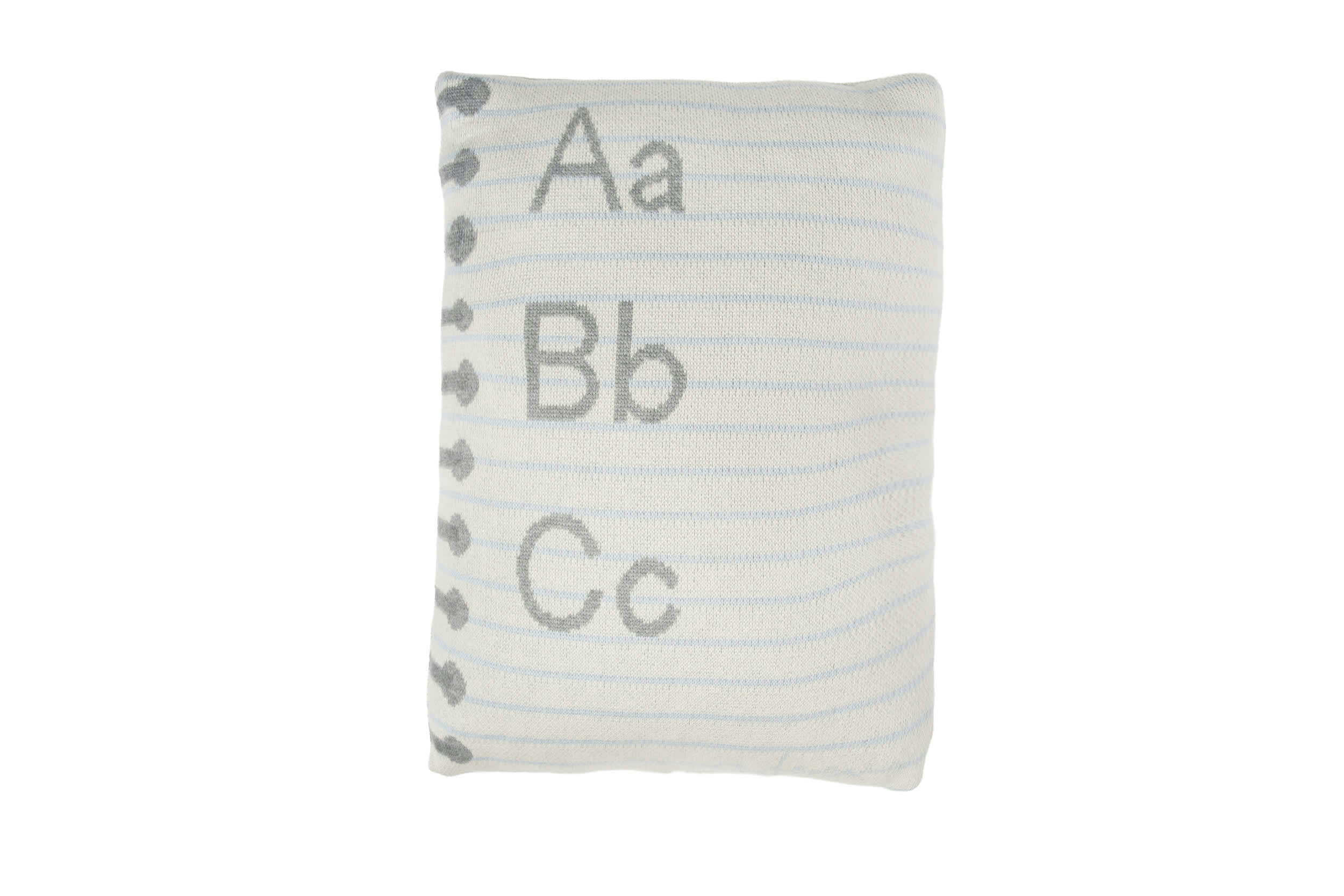 BACK-TO-SCHOOL - Coussin en coton gris 30x45