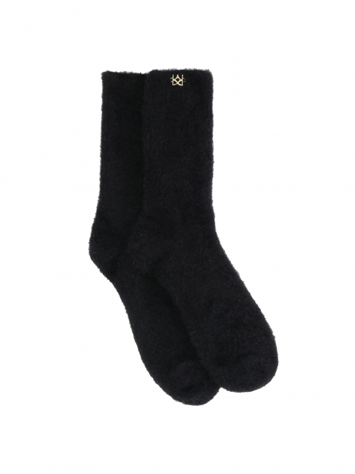 Black soft socks