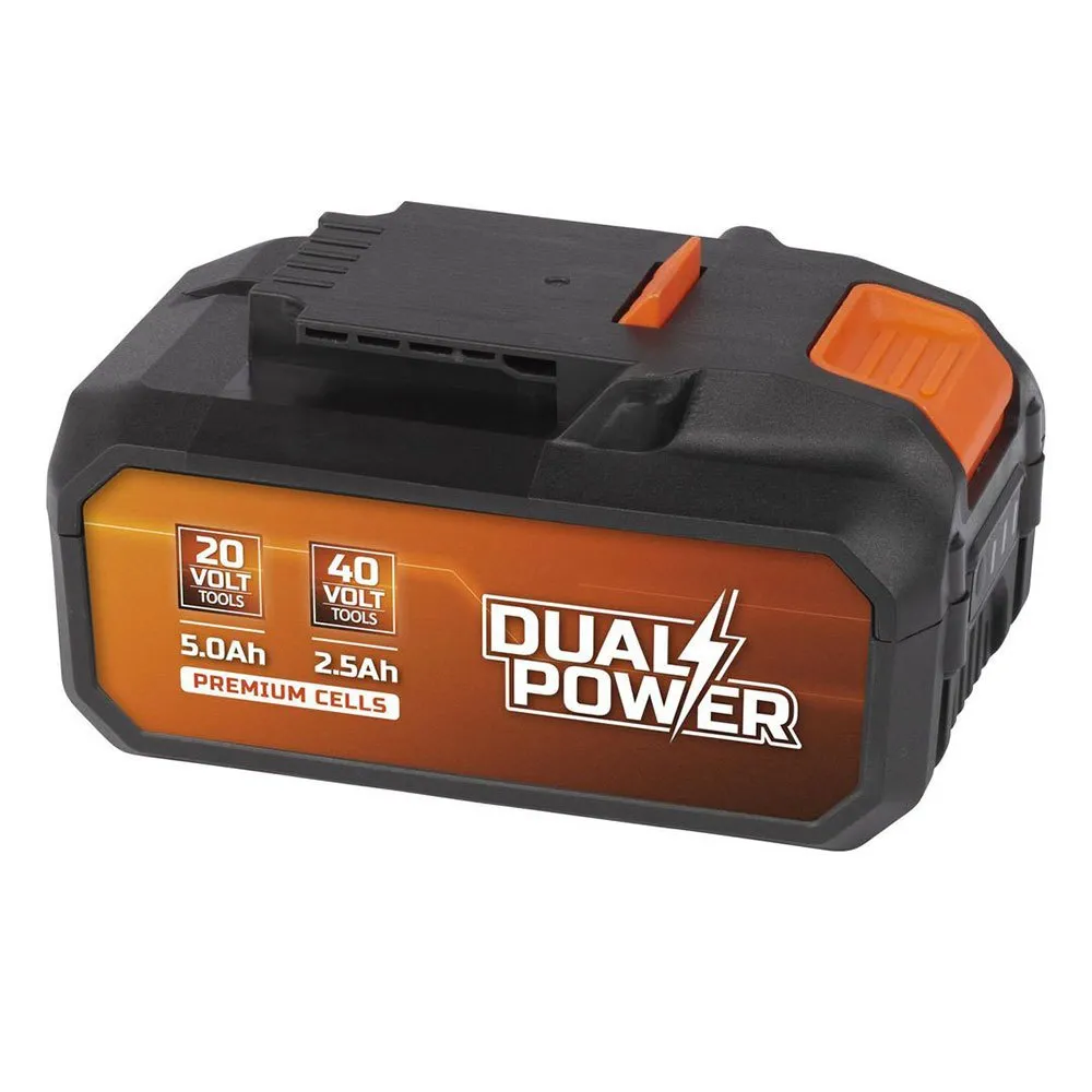 Powerplus 2x20V 5.0/2.5Ah battery