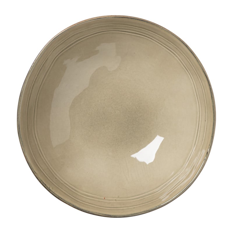Diep bord Toscane - beige - &Oslash;19 cm