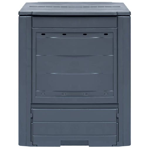 NNEVL Garden Composters 2 pcs Grey 60x60x73 cm 520 L