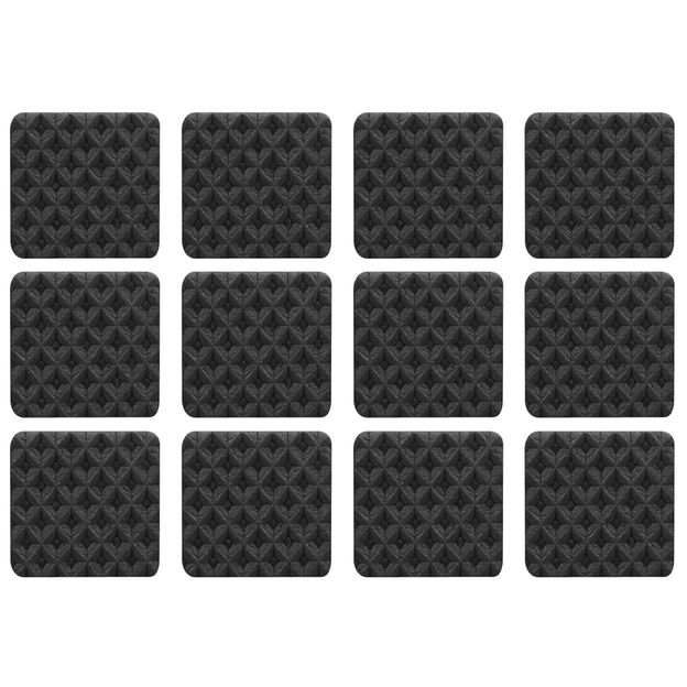PROTETETOR ANTIDESLIZANTE QUADRADO MÉDIO 2,5 CM X 2,5 CM COM 12 3M