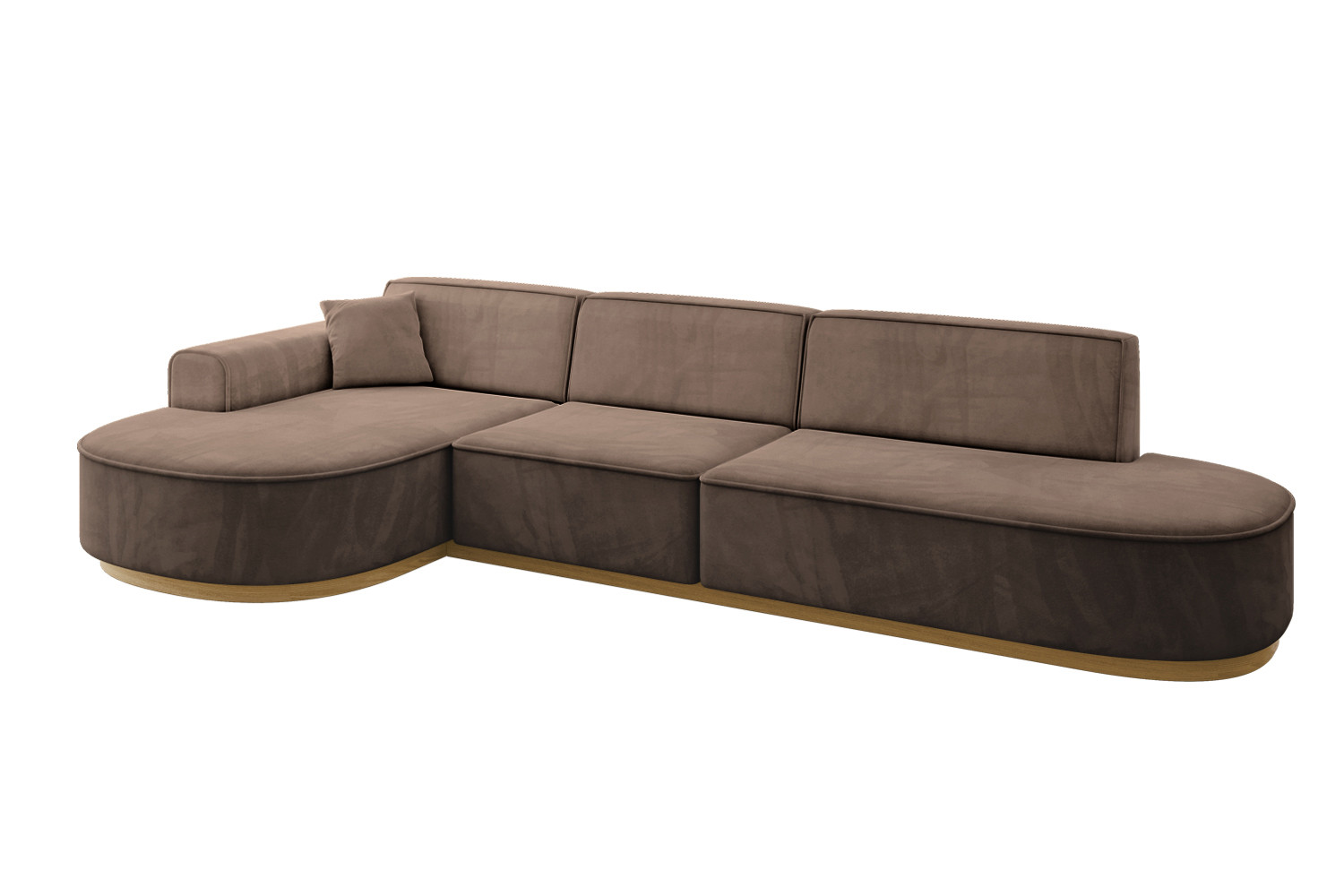 Narożnik lewostronne bez funkcji spania MARI-L2-v2 328x171x83cm Brązowy
