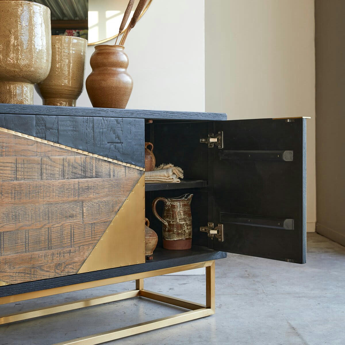 OSCAR - Buffet en chêne 240 cm