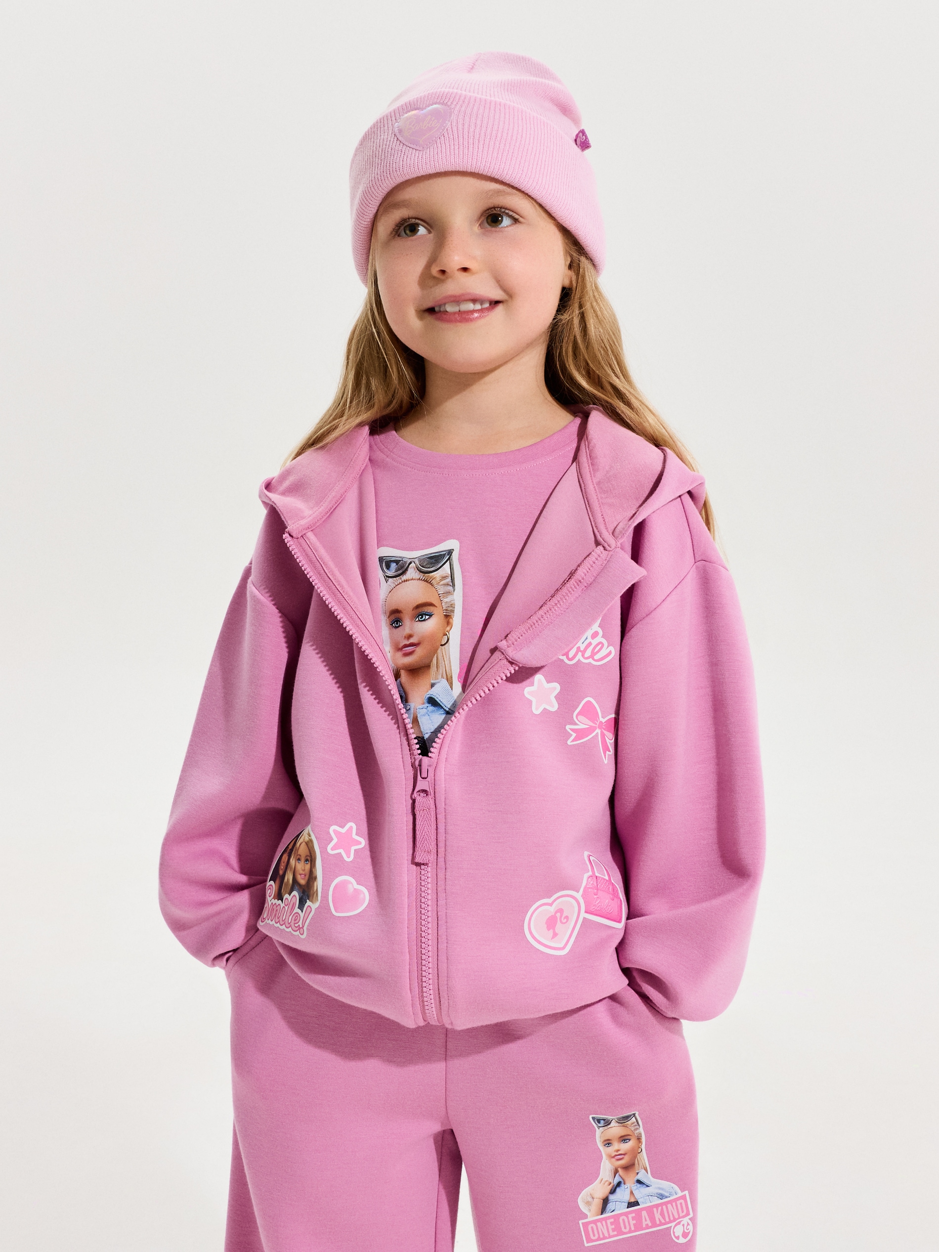 Rozpinana bluza z kapturem Barbie Active