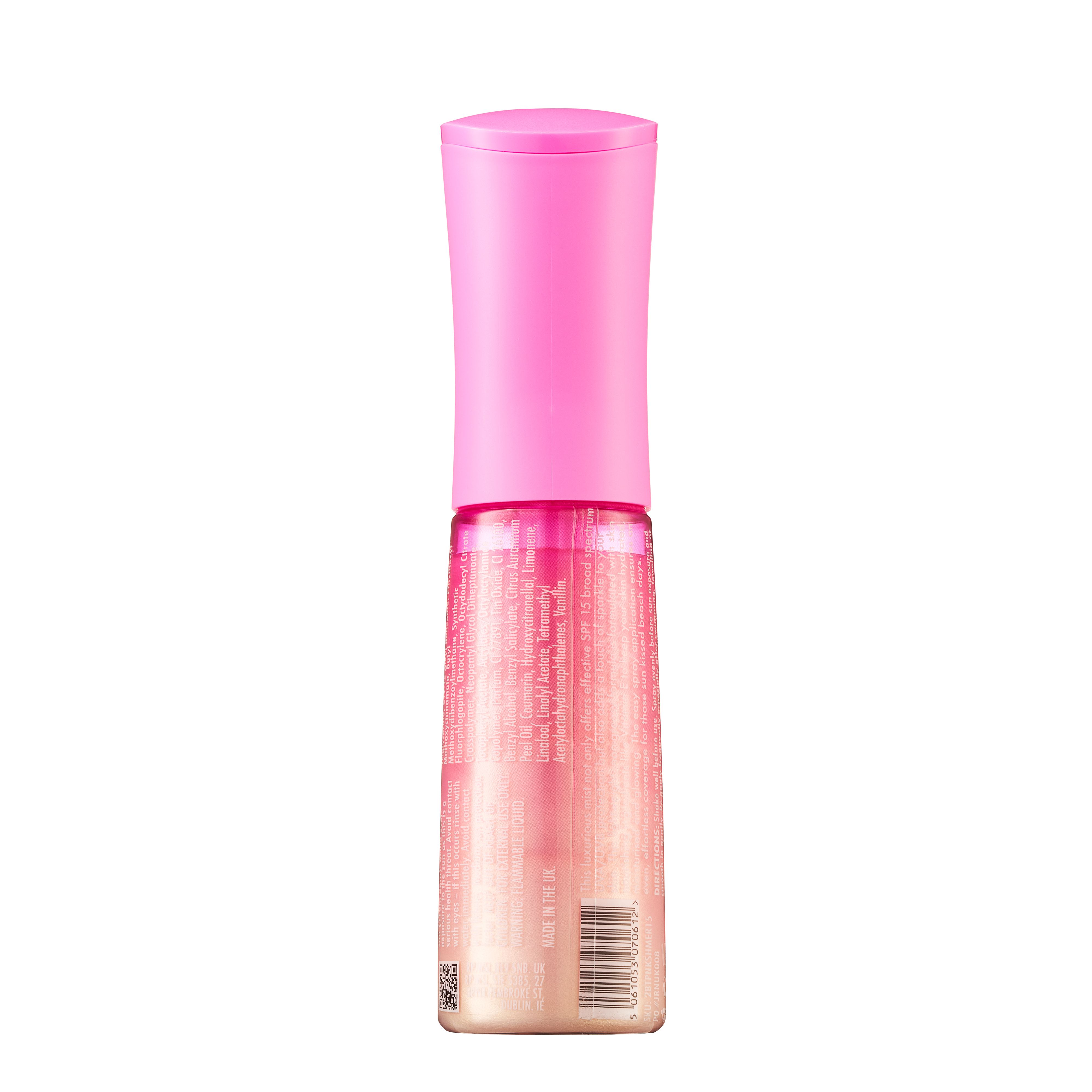 2bTanned Pink Shimmer Mist SPF15
