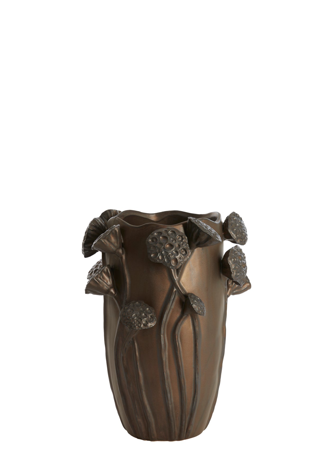 Light & Living vaas LAVCI - 27.5x25.5x35cm - bruin