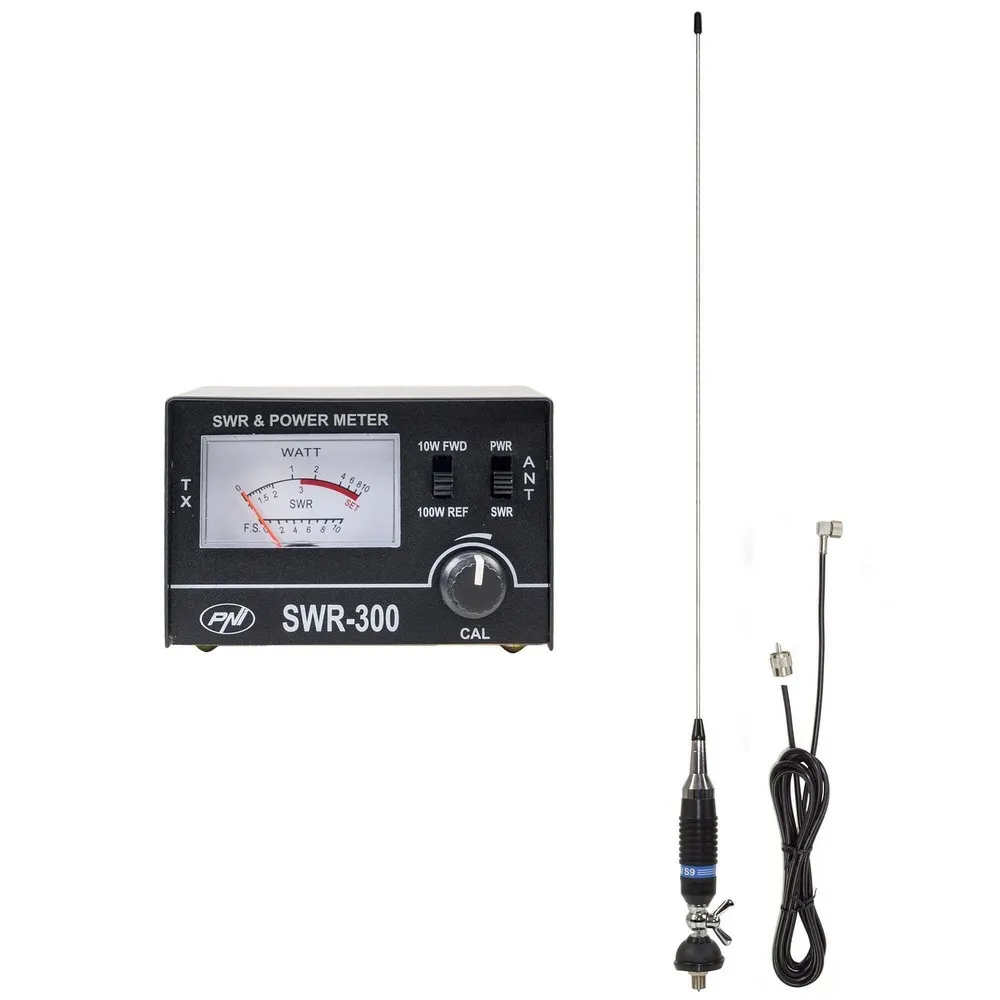PNI S9 & SWR-300 Reflectometer & RG58 Cable cb antenna
