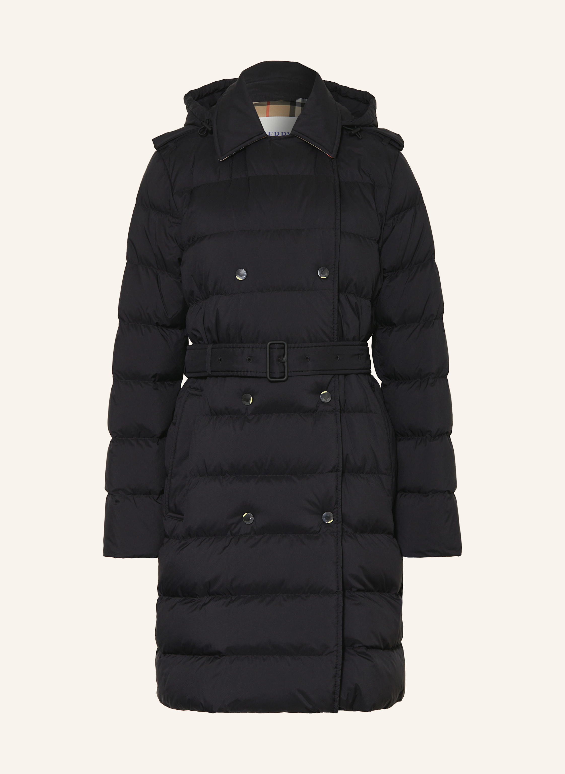 BURBERRY Daunenmantel mit abnehmbarer Kapuze
