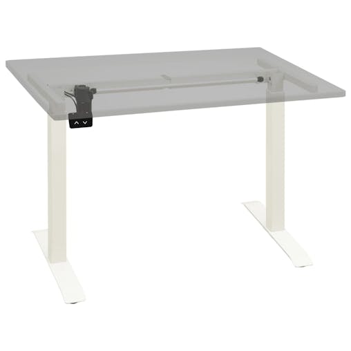 NNEVL Electric Motorised Standing Desk Frame Height Adjustable White