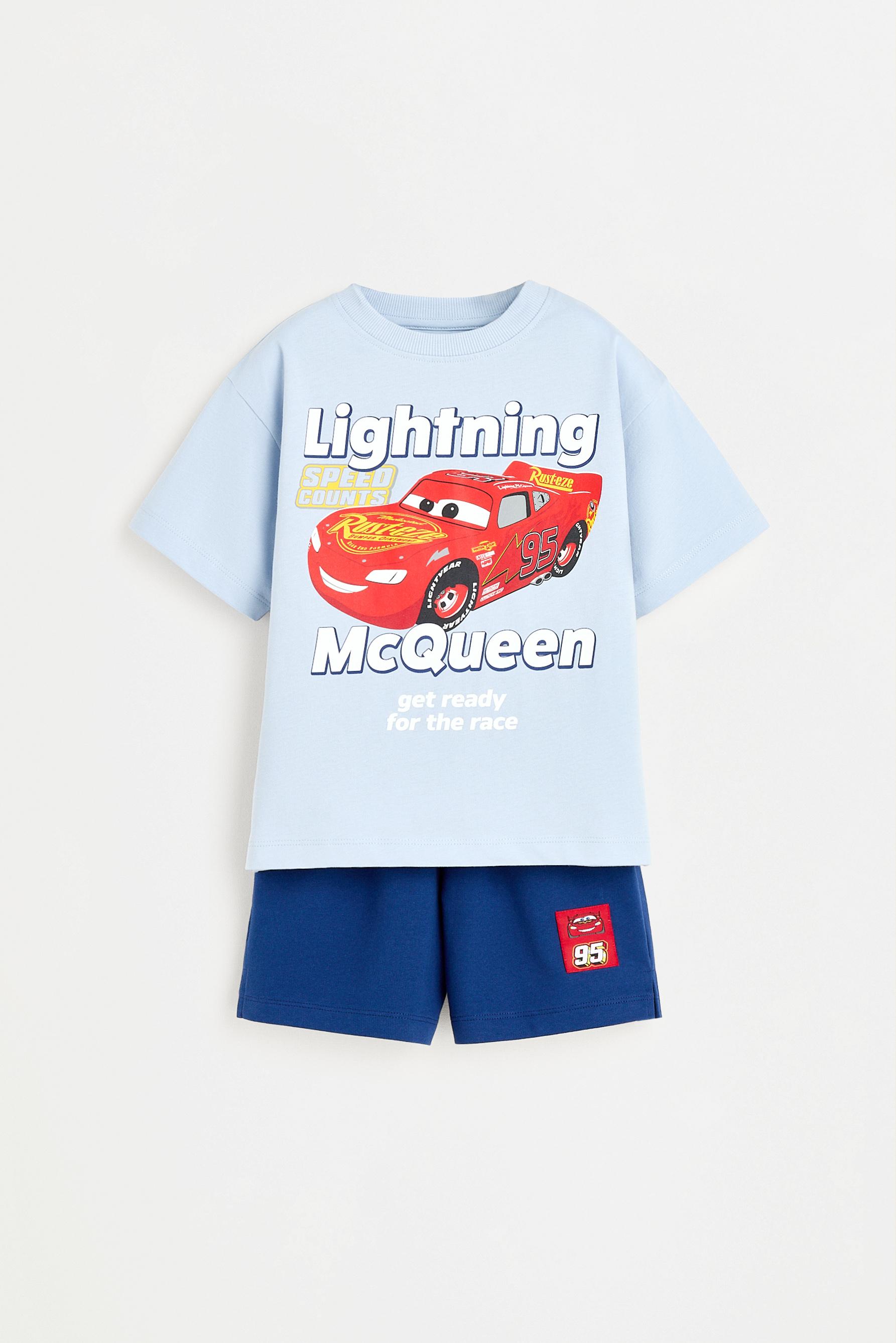 Set Rayo Mcqueen ©Disney camiseta y bermuda jogger