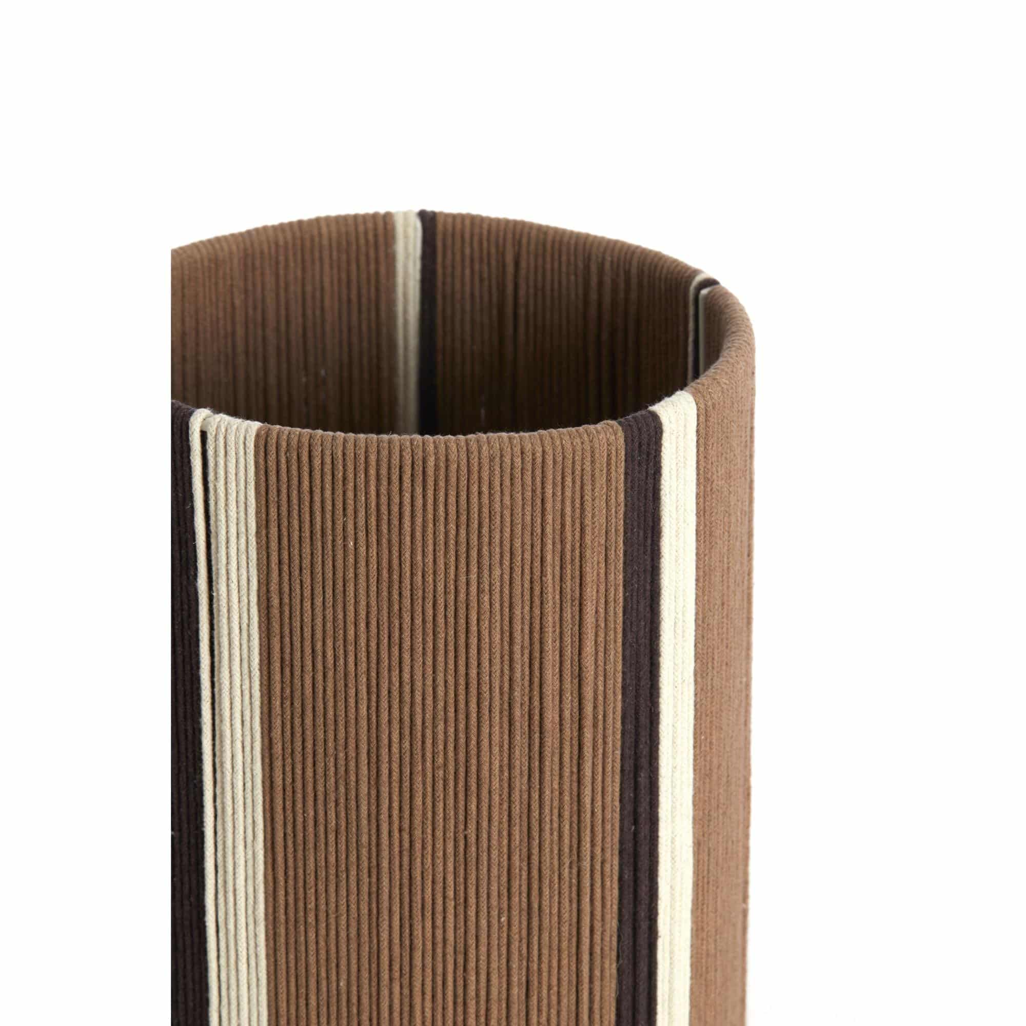 Light & Living Lampenkap Medan - Donkerbruin - Ø20cm