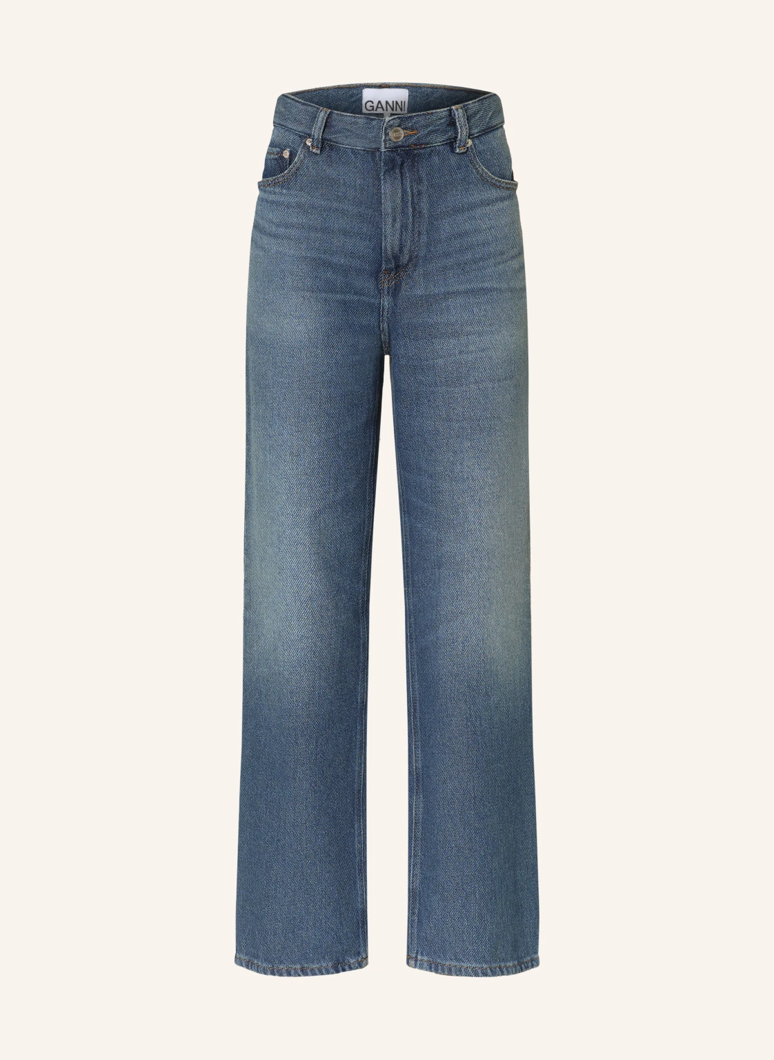 GANNI Straight Jeans