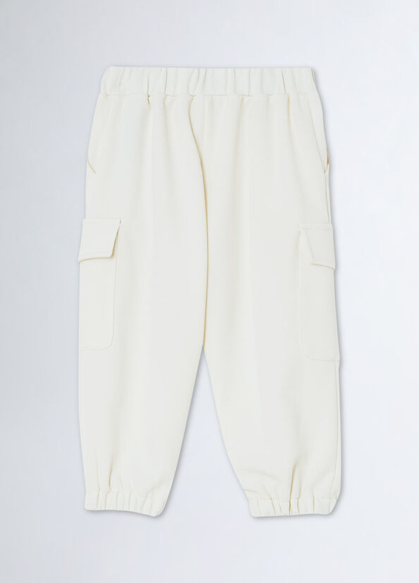 Pantaloni cargo in jersey