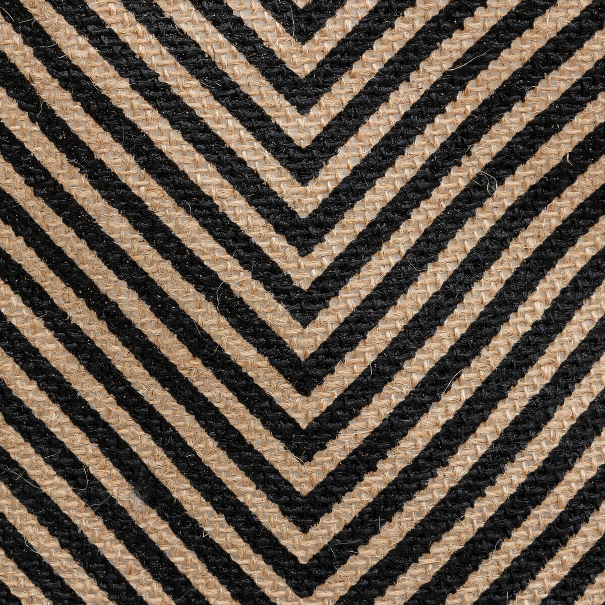"Valy" storage basket Jute, Black, D.30 cm