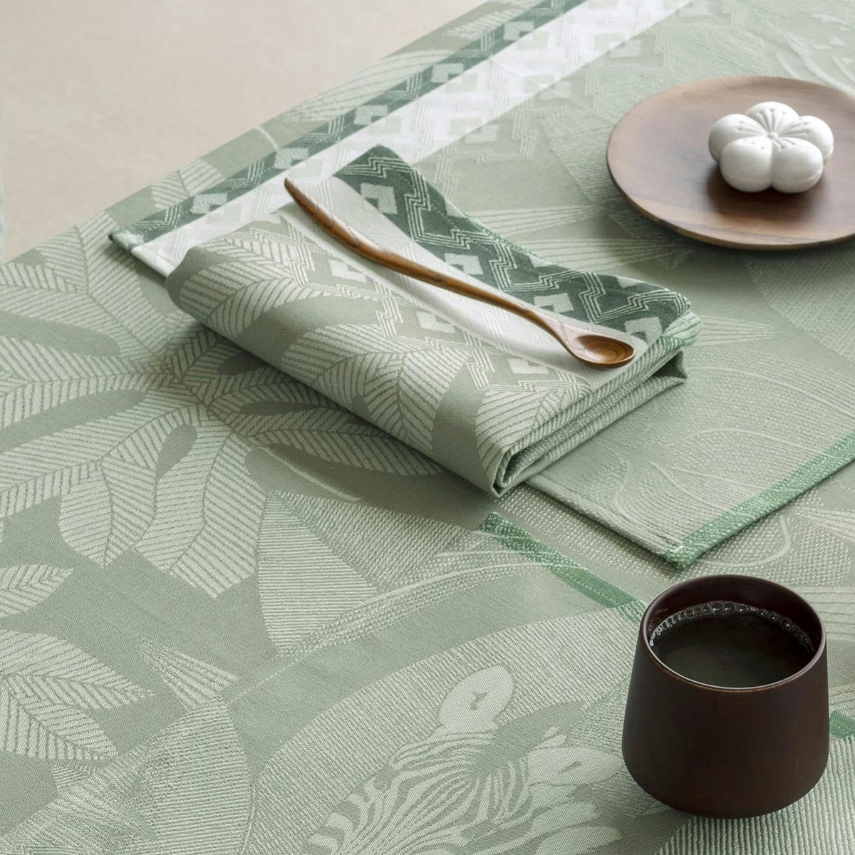 NATURE SAUVAGE - Serviette en coton crocodile 58 x 58