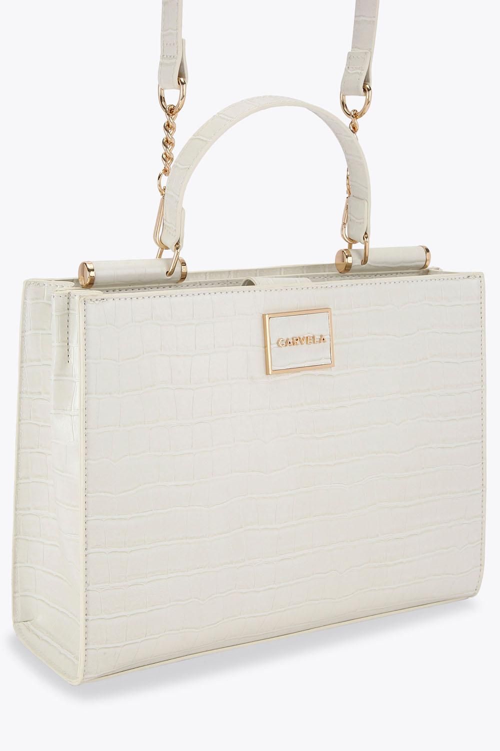Carvela Jessica Midi Tote 2' Croc Print Bag
