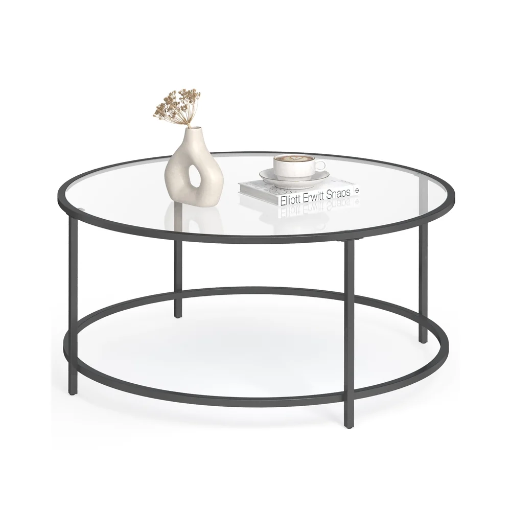 Table basse ronde décoration