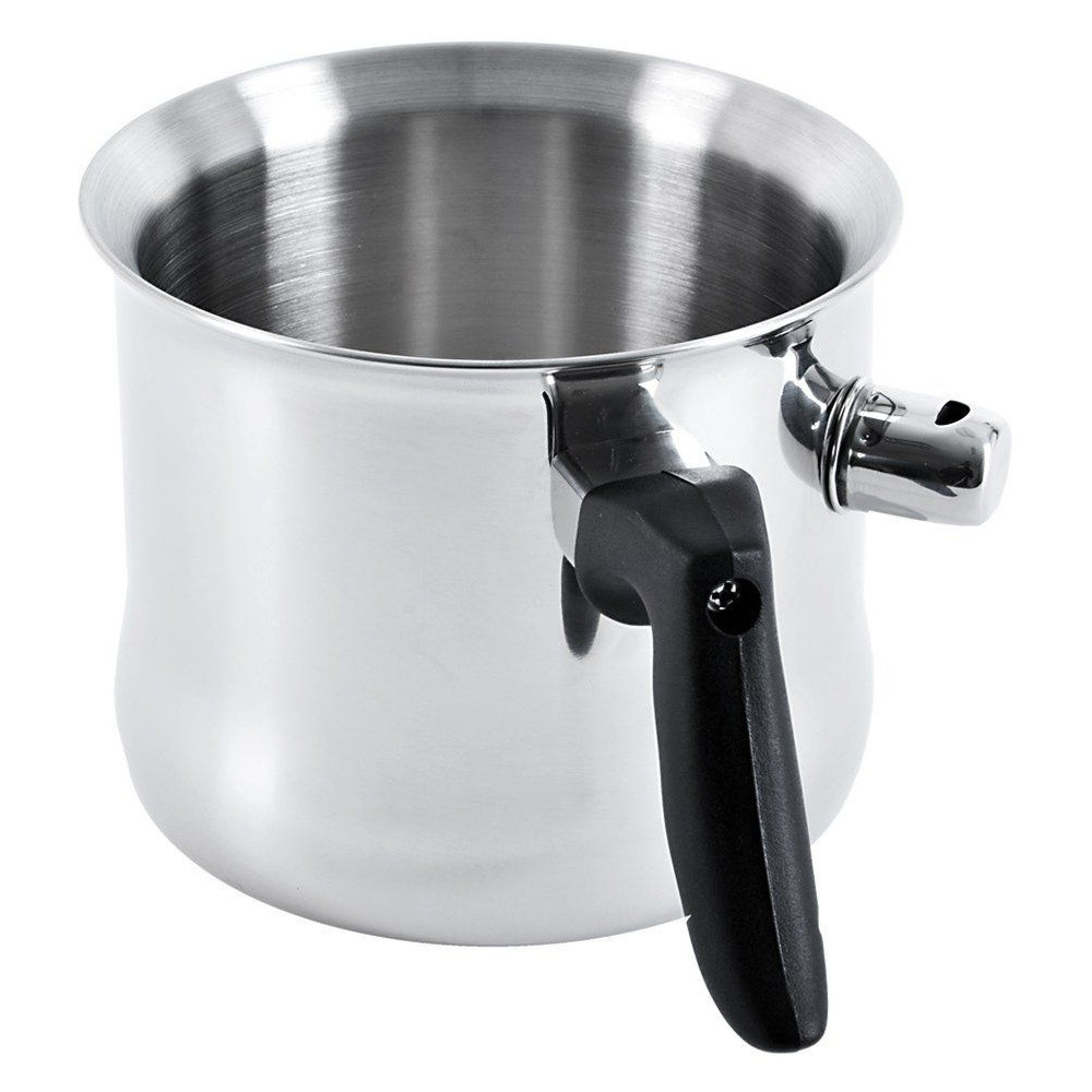Garnek do gotowania mleka rondelek stalowy 1,5 l