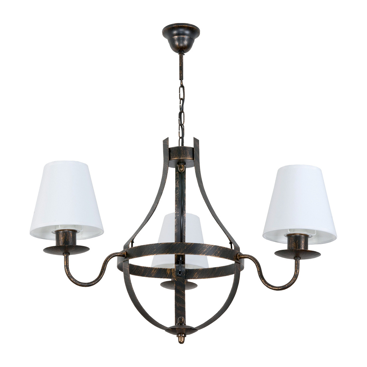 Lampa wisząca sufitowa EDYLIT vintage loft retro 3xE27 RUTH NEGRO 11-912