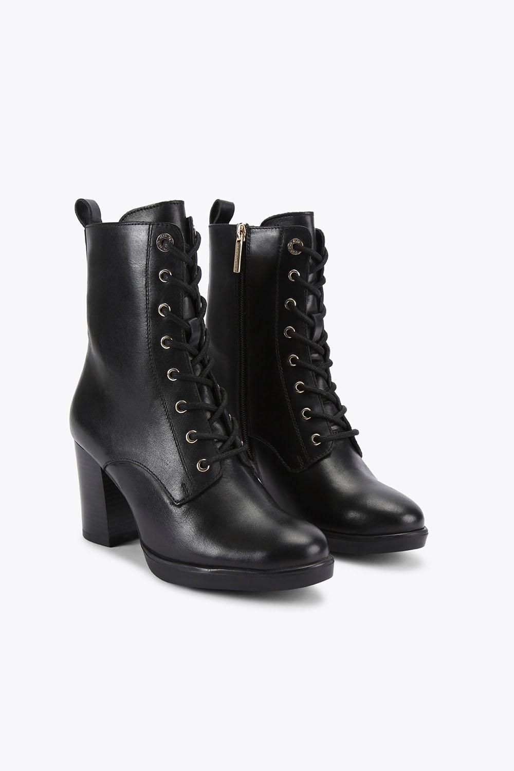 KG Kurt Geiger Sage Lace Up' Leather Boots