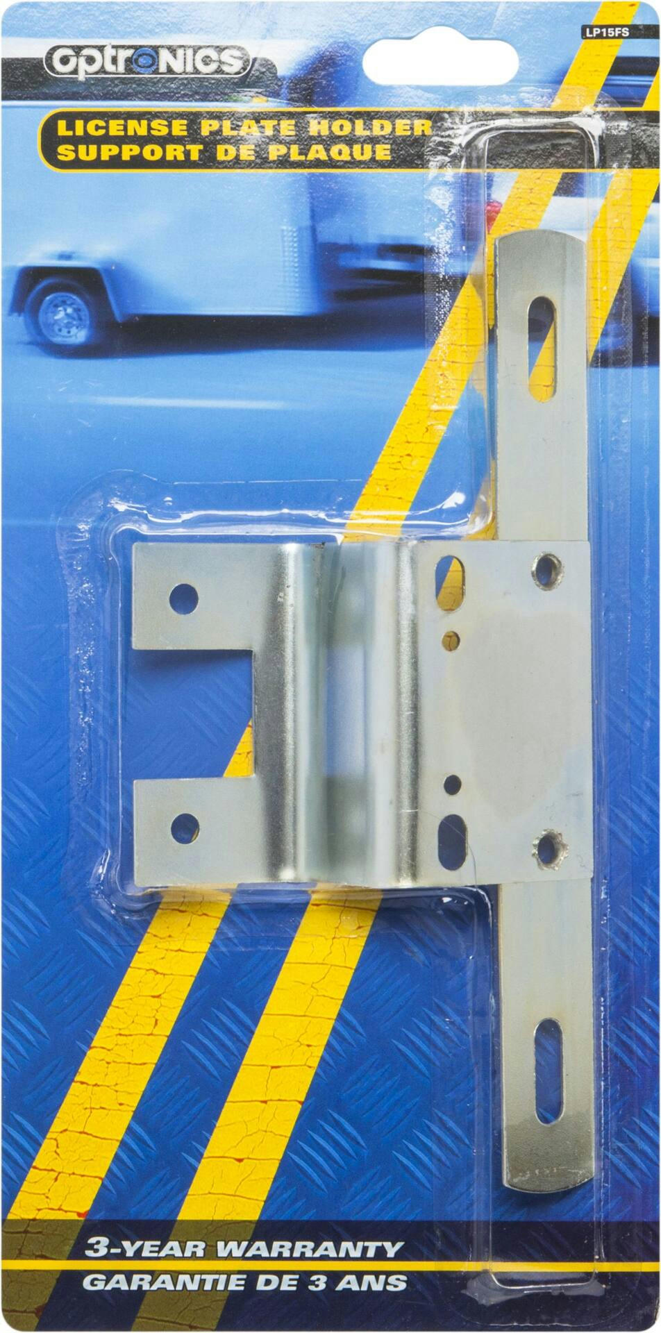 Optronics License Plate Holder/Bracket with 2 Mount Holes